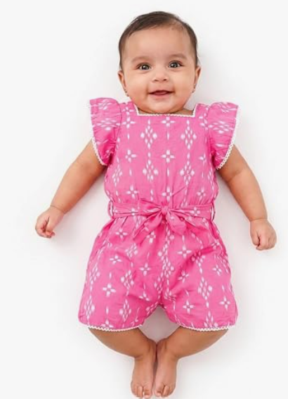 Girls' Neat Playsuit