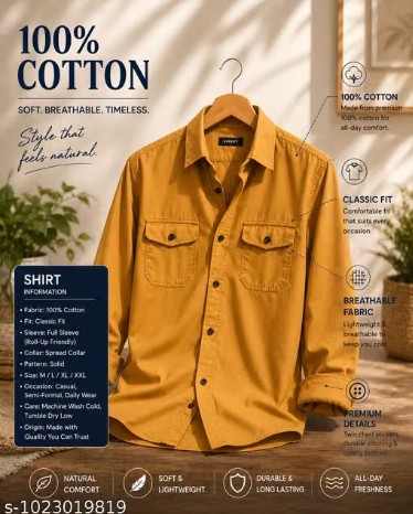 Men's Smart Casual Shirt