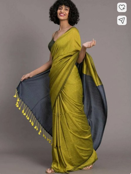 Simple Draped Saree