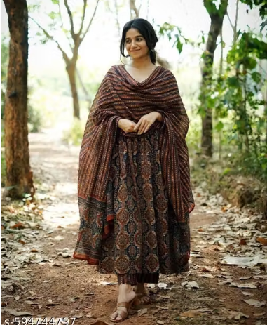 Women's Simple Ethnic Dress