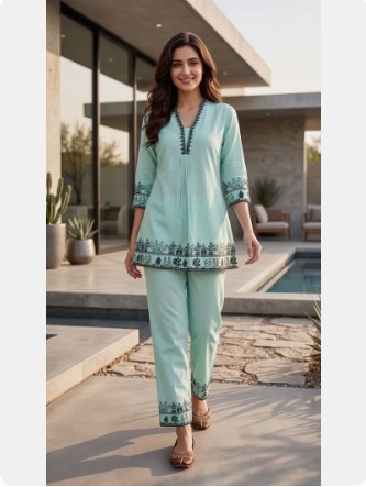 Women's Light Ethnic Co-ord