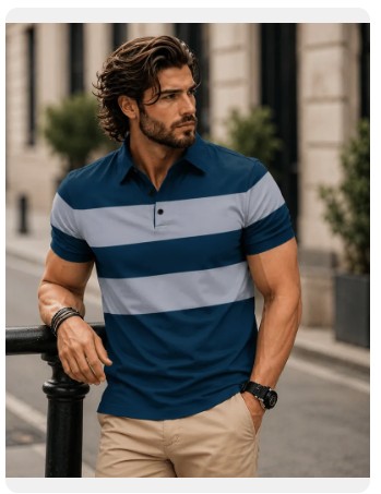 Men's Smart Casual T-Shirt